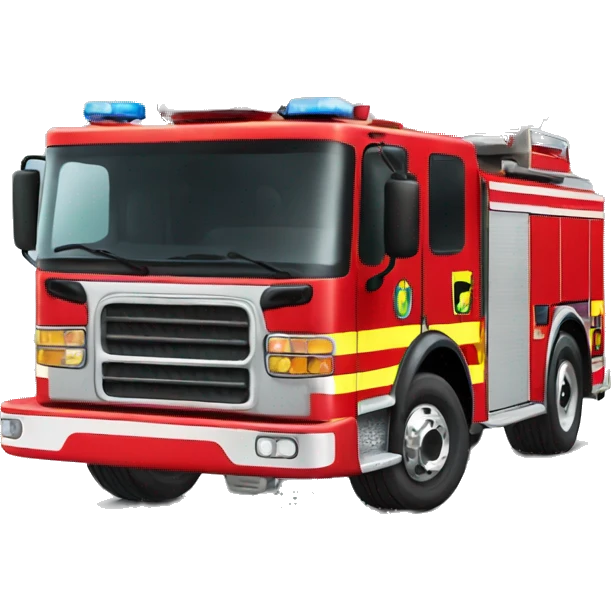 fire engine car emoji