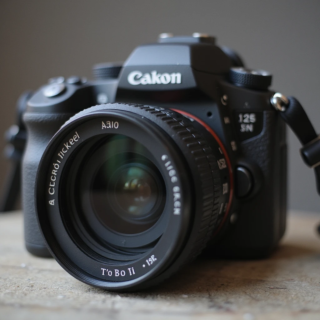 a realistic camera, photorealistic style emoji