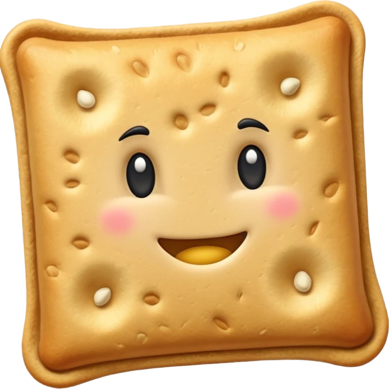 crackers carré aux graines bord lisse emoji