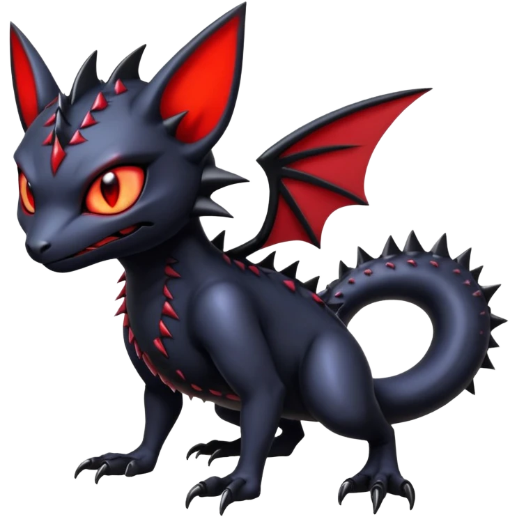 Shiny Epic Badass Gothic Noibat-Salandit-Litten-Hybrid emoji