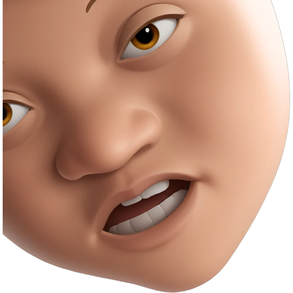 lonely boy portrait emoji