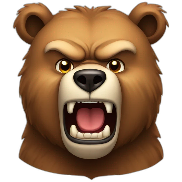 bear angry emoji