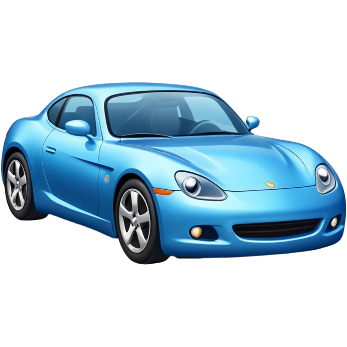 Coche bleu emoji