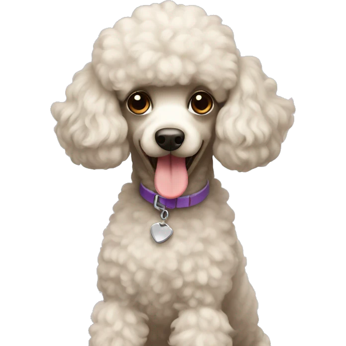 Poodle emoji