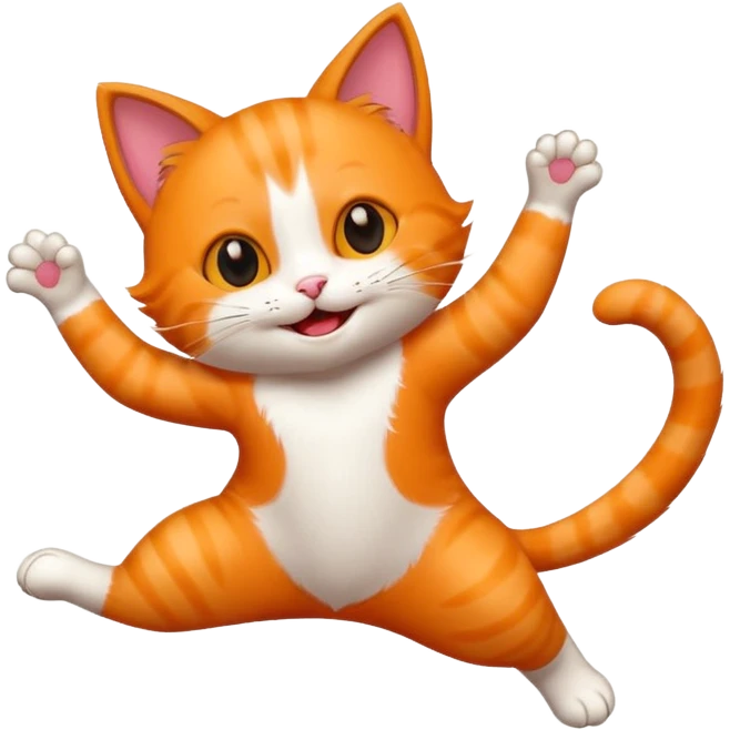 Dans eden kedi emoji