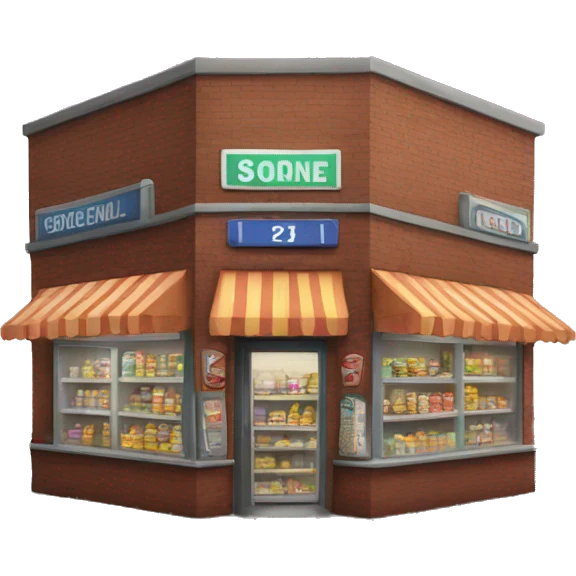 Corner store  emoji