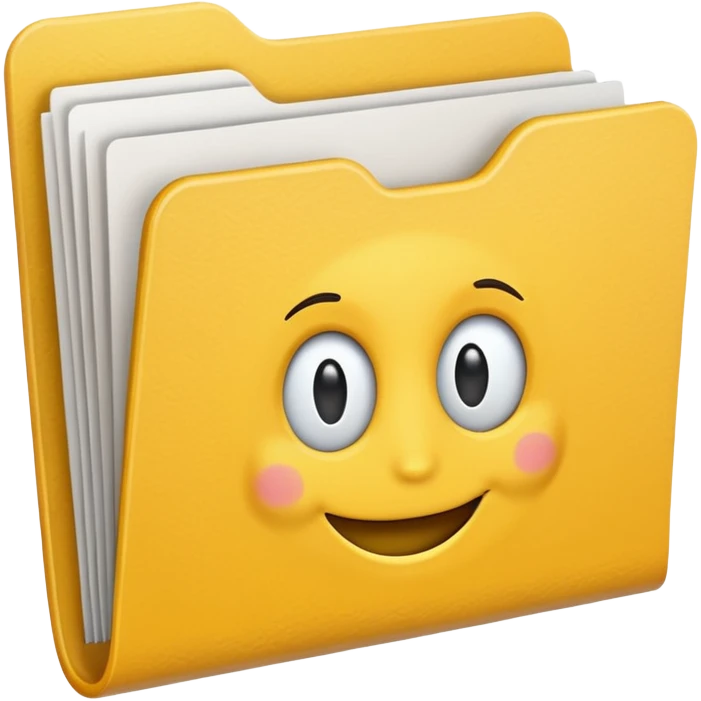 carpeta amarilla emoji