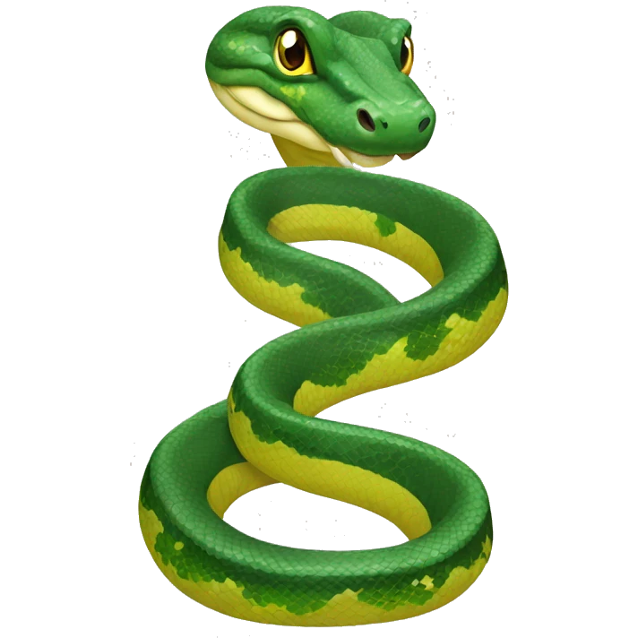 Big Green Indian Python emoji