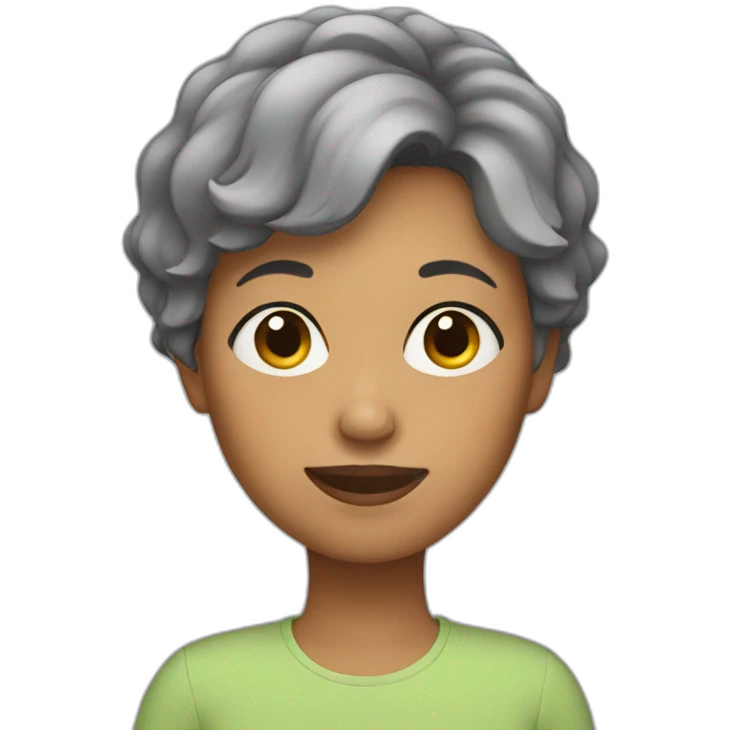 mother with short hair emoji