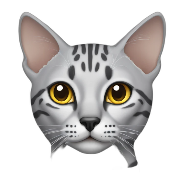 Egyptian Mau cat emoji
