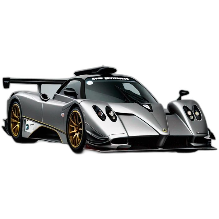 Pagani zonda lm race car emoji