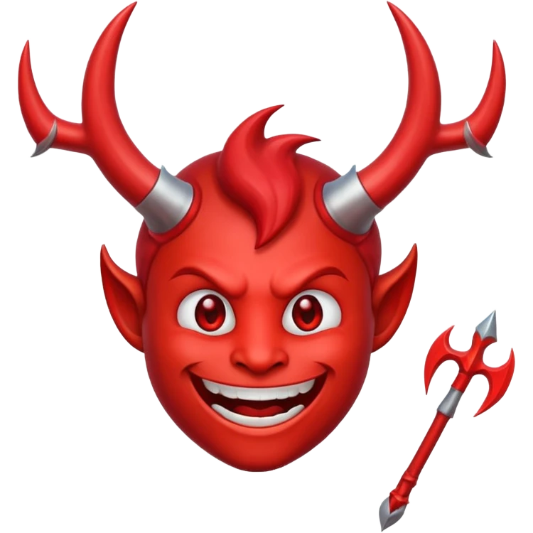 Эмодзи чертик emoji