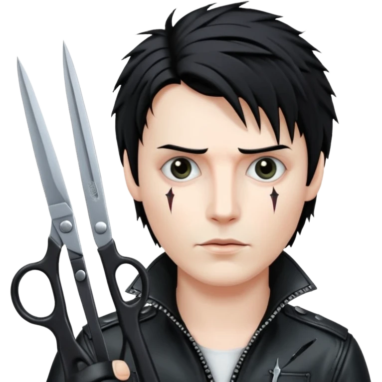 make an emoji about Edwawd scissorshand
 emoji
