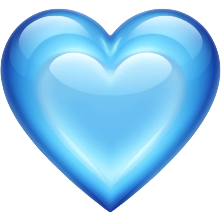 Crystal blue heart
 emoji