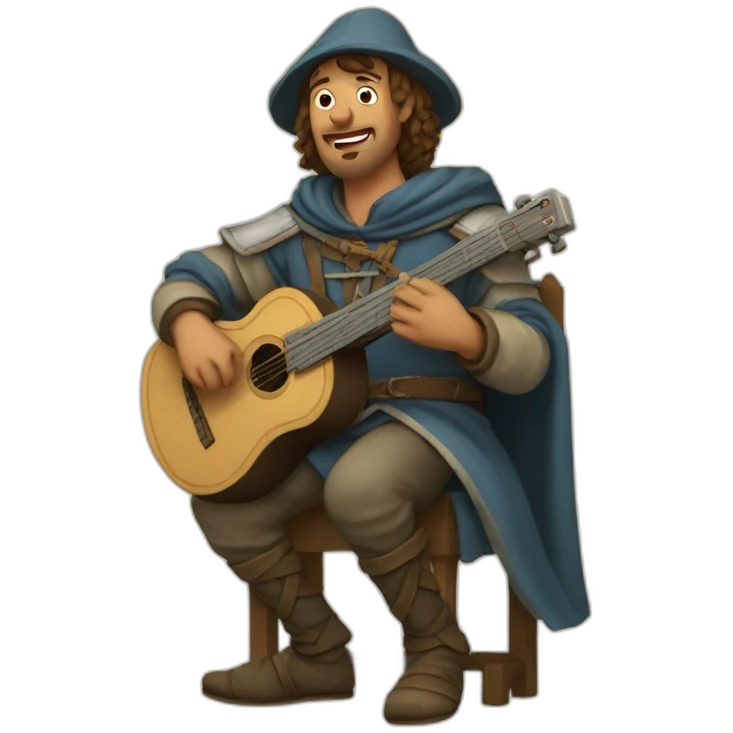 medieval Troubadour emoji