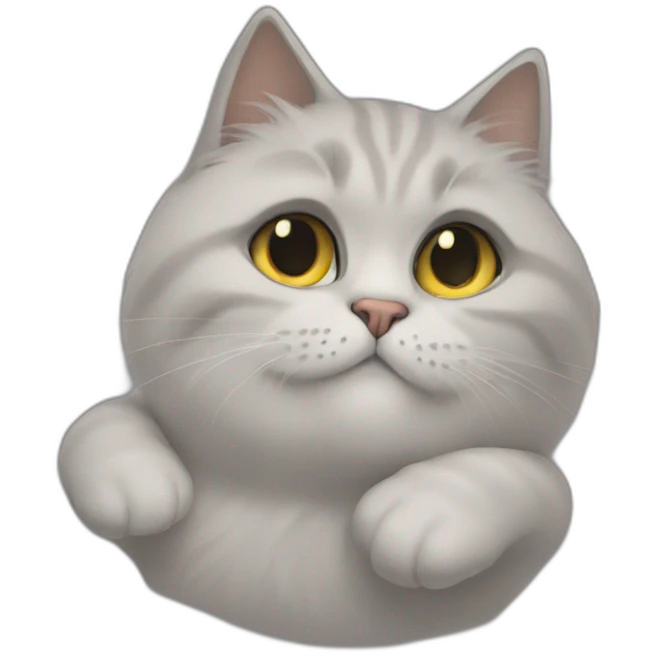 Chat dans des bras emoji