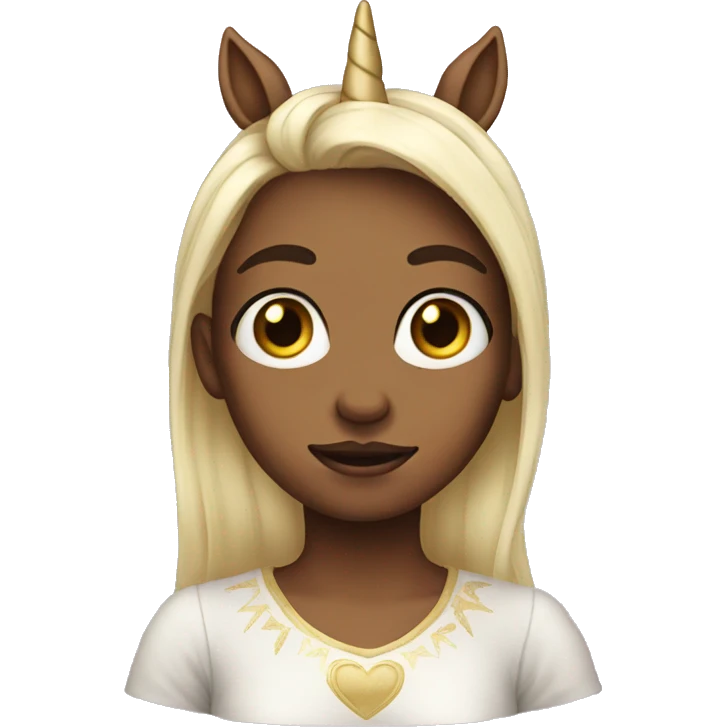 Girl on a unicorn rolling her eyes emoji
