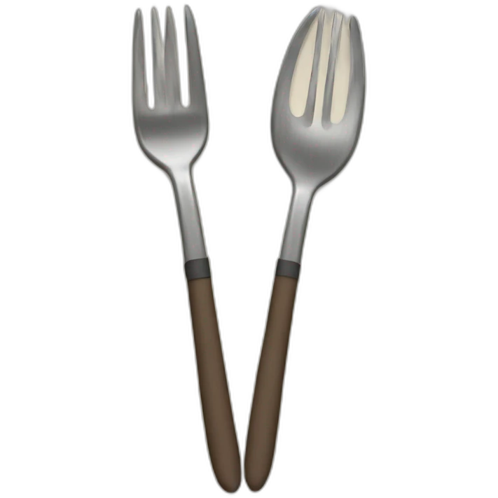a living fork emoji