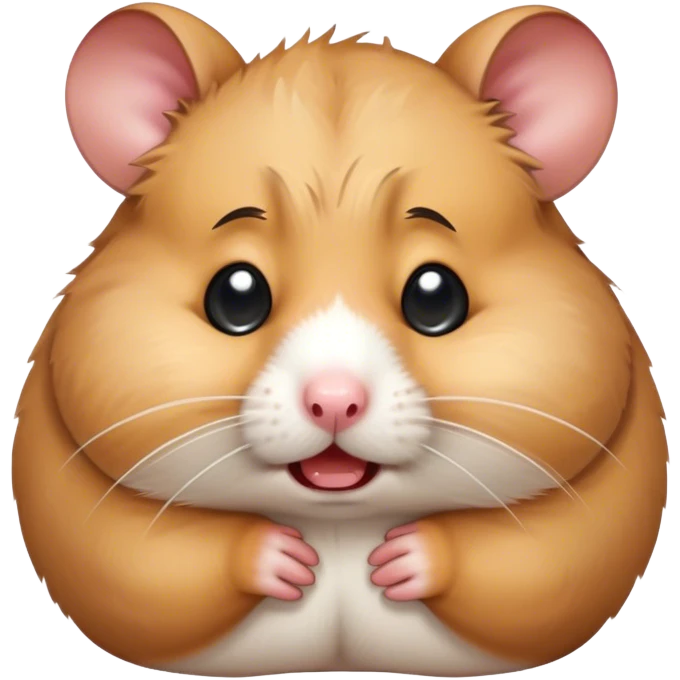 a Hamster crying emoji