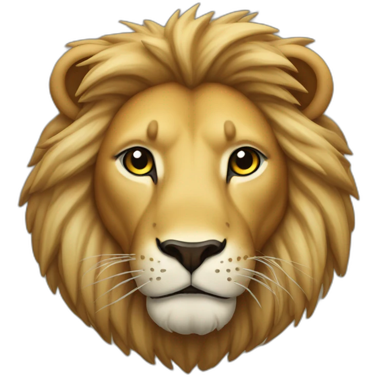 Lion manger gazel emoji