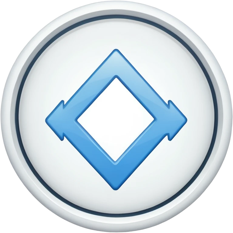 white round arrow, without back emoji
