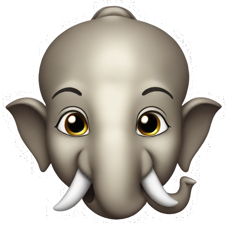 ganesha head withe big smile emoji