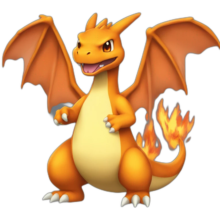 charizard-wing-blue-tall-front-stand-up-fire emoji