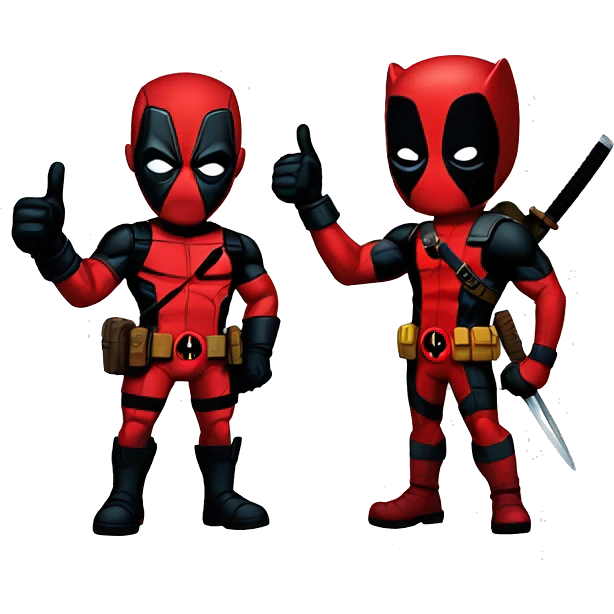 Deadpool and wolverine thumbs up emoji