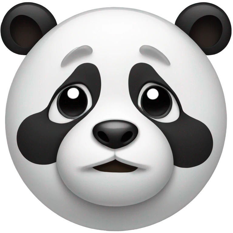 panda with heart eyes emoji