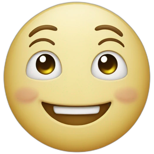 Smiley petit doigt emoji