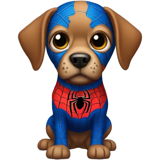 DOG in full SPIDER MAN emoji