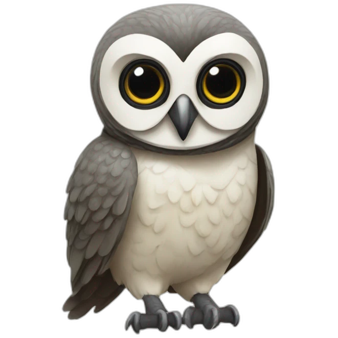 Masked owl white tasmania emoji
