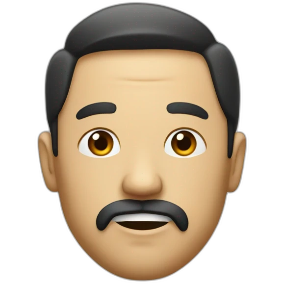 Homme sui sit une insulte emoji