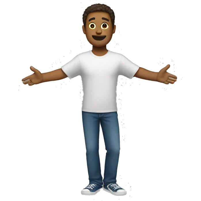 T-pose emoji