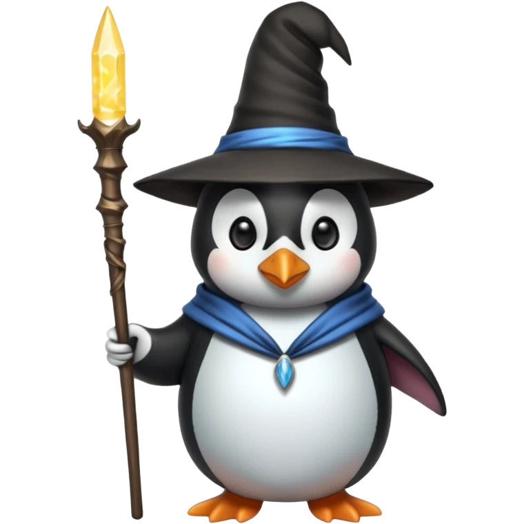 Penguin Wizard emoji