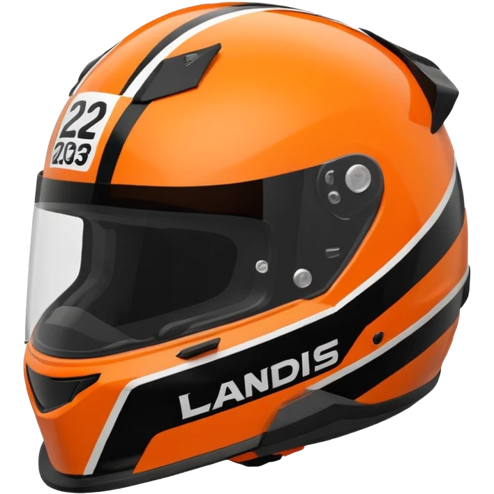 lando norris’ 2025 helmet emoji