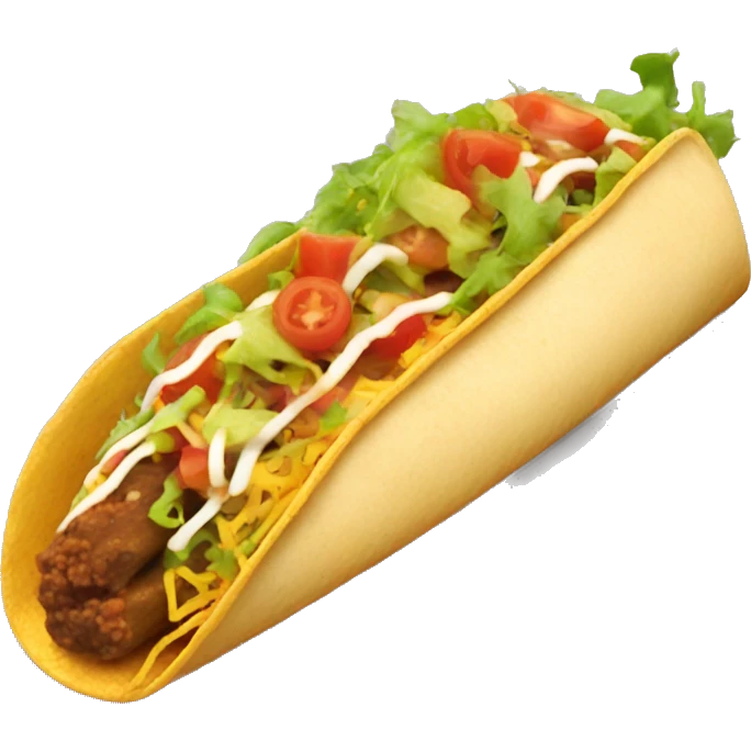 Extra long taco  emoji