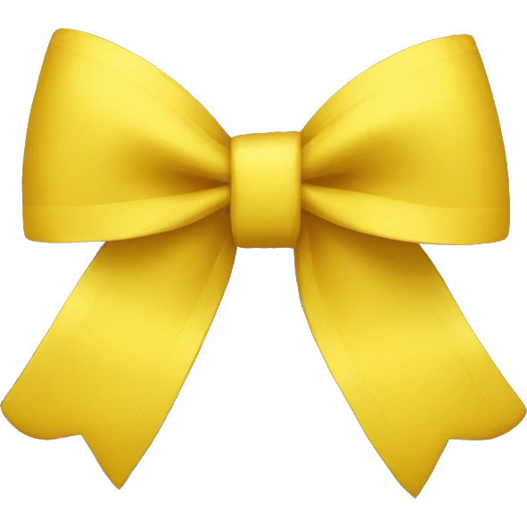 yellow bow emoji