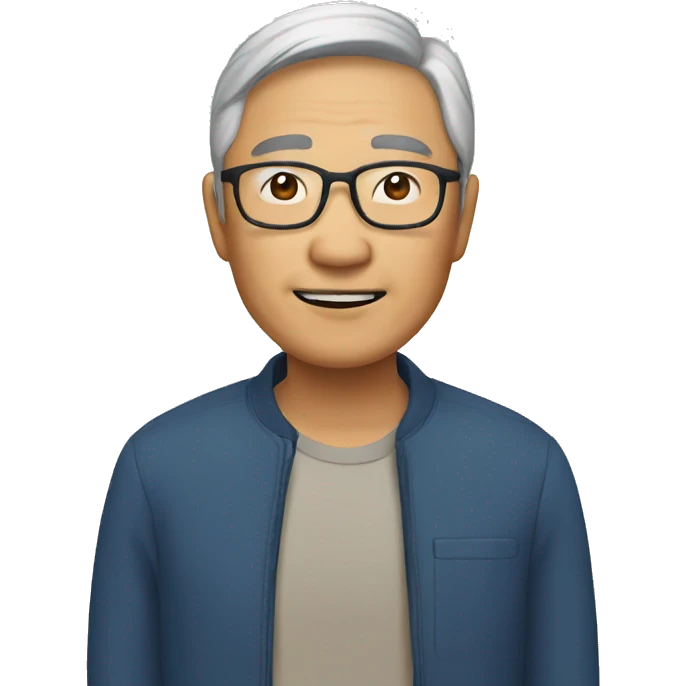 60 year old asian man emoji