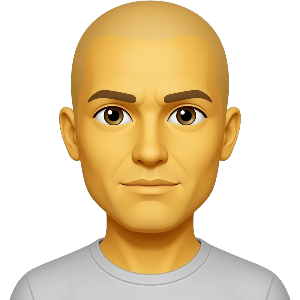 Yellow emoji without a mouth with eyes 😶 emoji