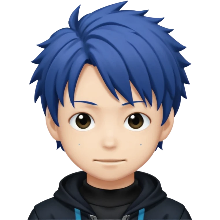 dabi from my hero academia with a cute expression emoji