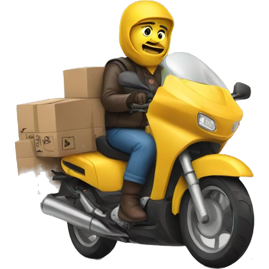 Moto delivery emoji