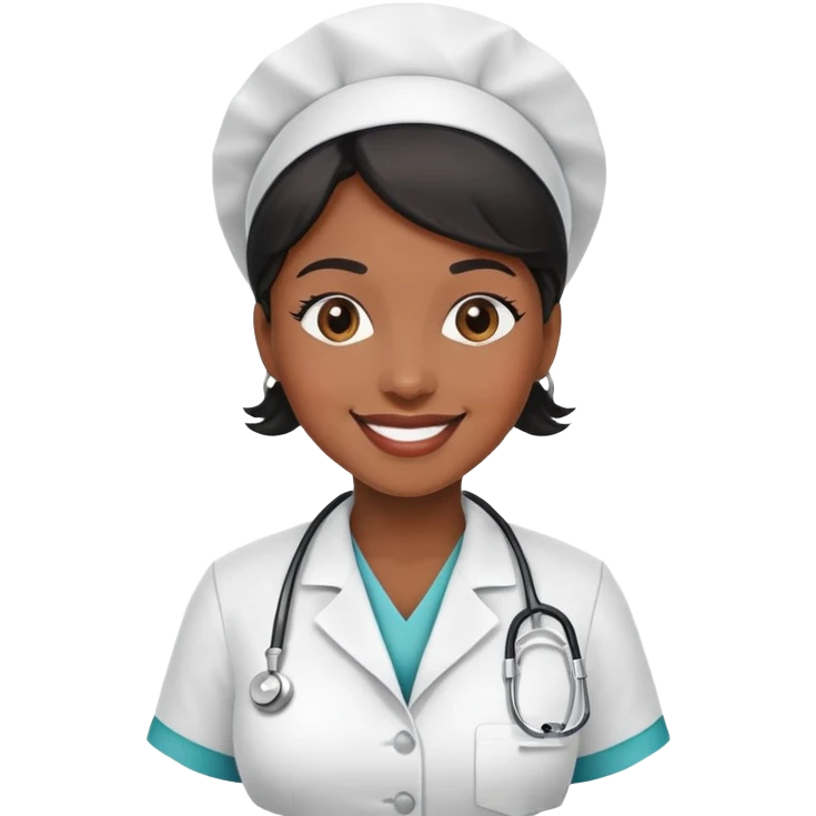 Black nurse emoji