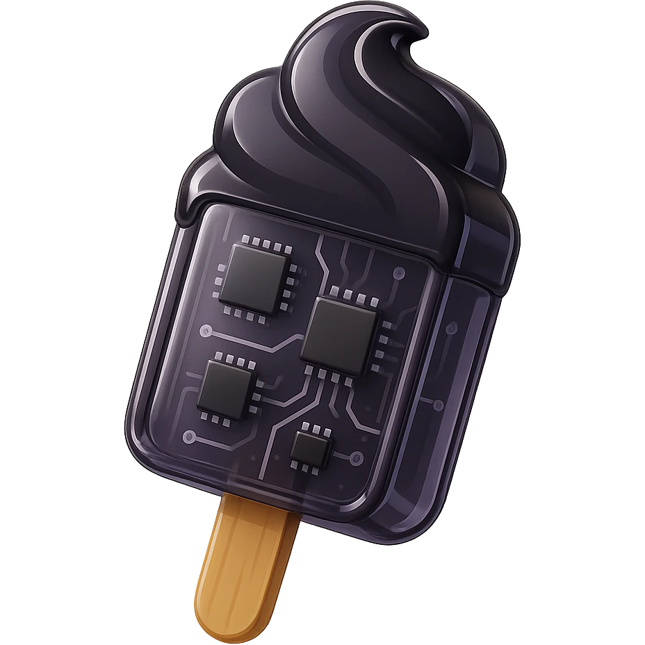 gothic ice cream emoji
