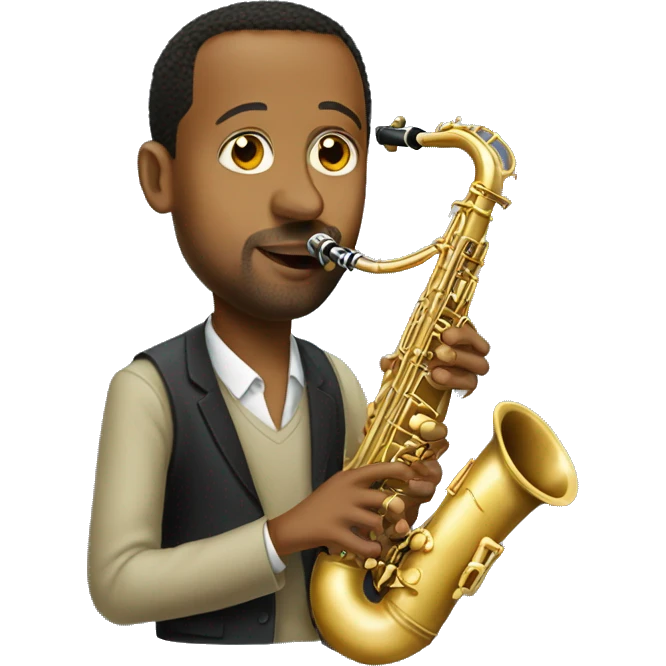 abiy ahmed playing saxophone  emoji