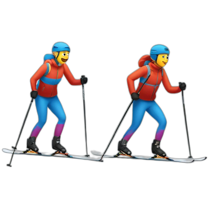 cross-country ski emoji