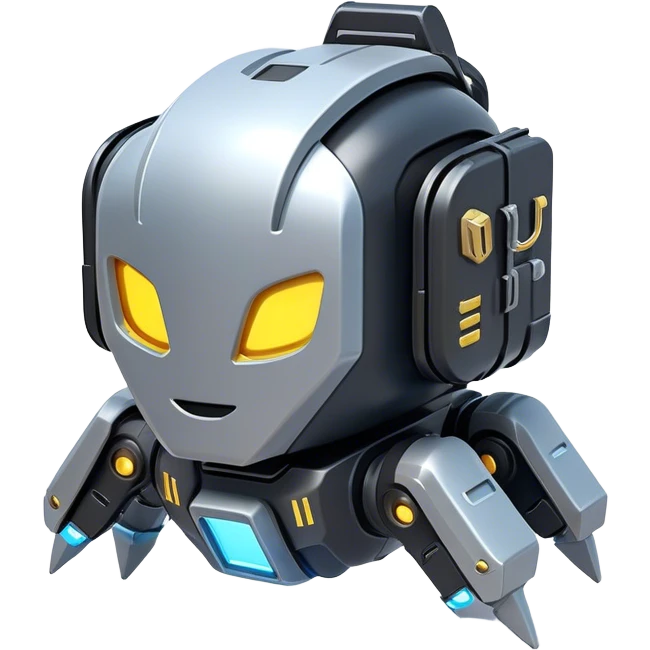 Clash of Clans aesthetic: Cinematic Playful 3D Isometric Jetpack Emoji, rendered in a 3D vector-style similar to standard emojis with minimal shading and bold, simplified shapes. A compact, distinct form with signature details, softly glowing with a futuristic sci-fi warfare charm. Simplified yet unmistakably iconic, highly detailed and consistent, glowing with a soft radiance and high shine. Stylized with a touch of high-tech brilliance and a soft glowing outline, capturing the essence of a beloved gaming relic with a friendly, playful manner! emoji