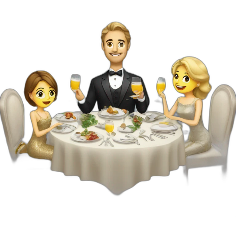 luxury dinner emoji