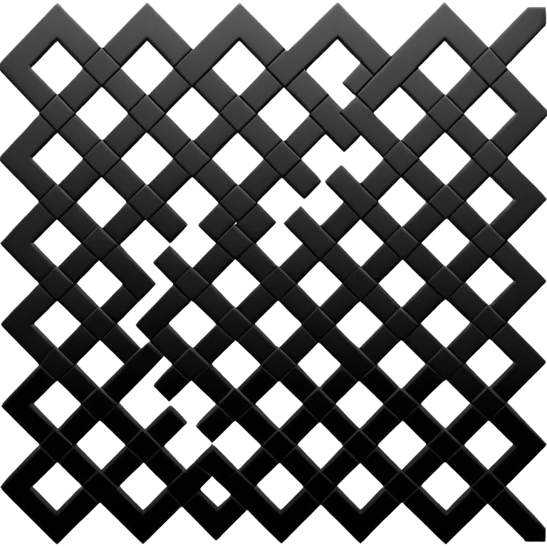 An Mc. Eisher style interlocking geometric shape emoji