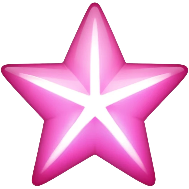 pink star emoji